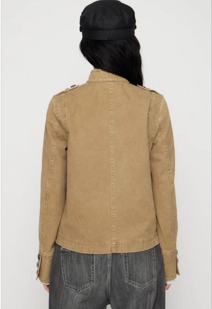 LAGUA GEM COTTON NAPOLEONジャケット BEG