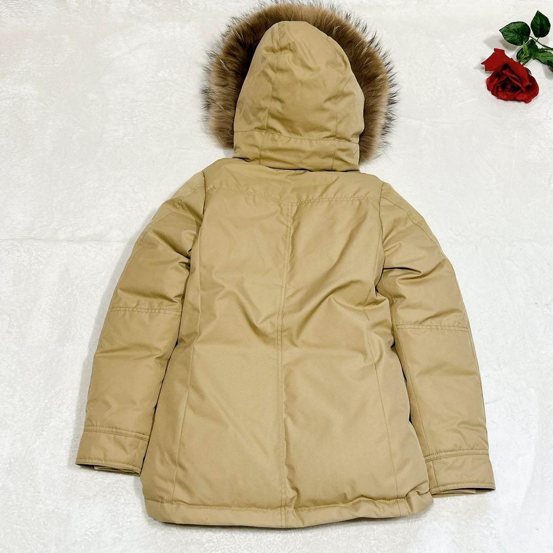 未使用✨　ピレネックス　ボルドー　ダウンジャケット　ファー　36 ベージュ