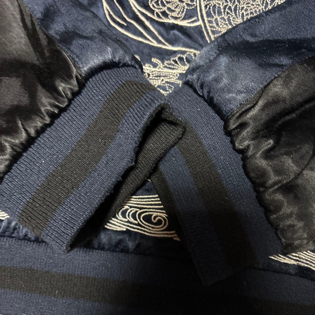 【希少】エヴァンゲリオン × 錦 サテン リバーシブルスカジャン 綾波レイ　XL