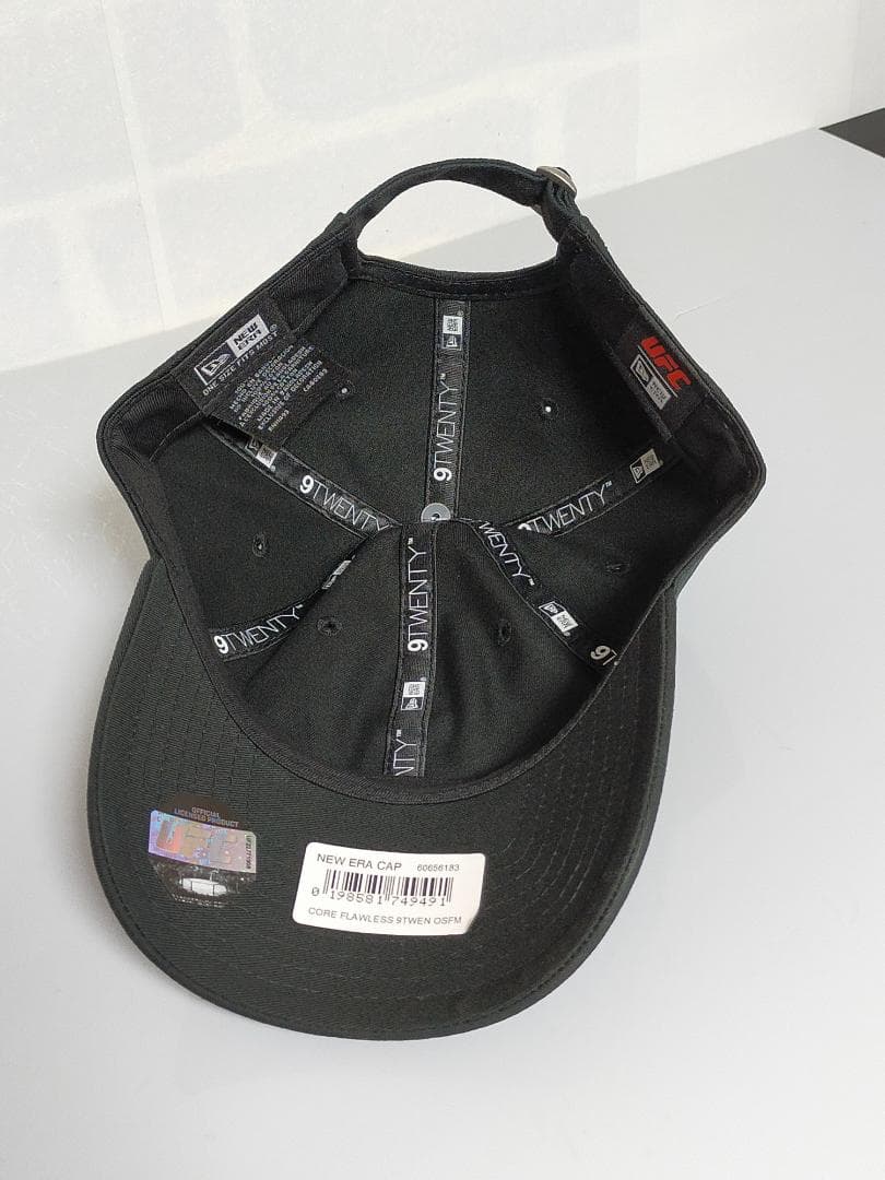 ニューエラ×UFC　9TWENTY　ブラックボディ＆レッドロゴ　残1点