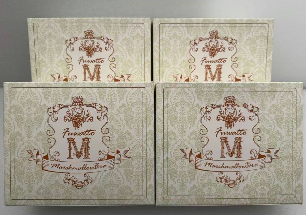 ふわっと マシュマロブラ ブラック M 4枚セット A13