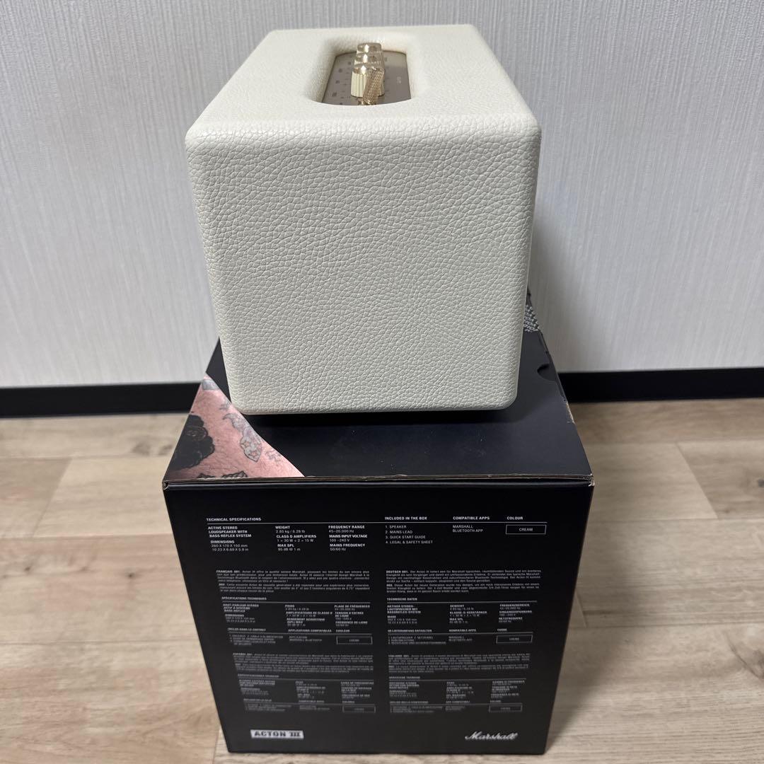 Marshall Acton 3ワイヤレススピーカー ホワイト