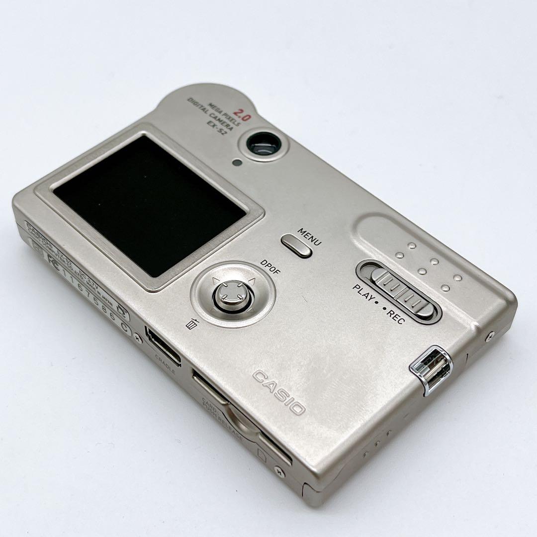 【美品】CASIO EX-S2 オールド コンデジ デジカメ シルバー 箱あり