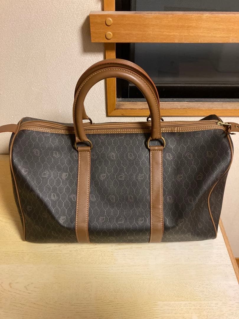 【訳あり】クリスチャンディオール ボストンバッグ ハニカム柄