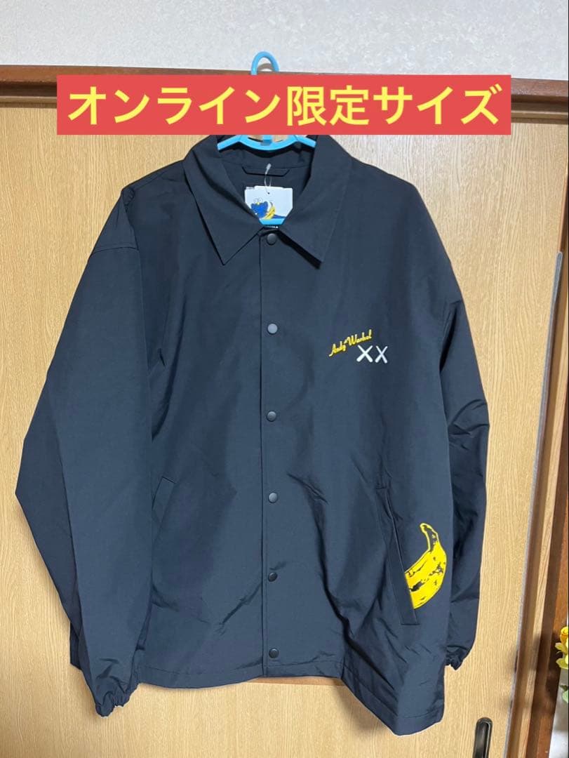 カウズ　ウォーホル コーチジャケット　KAWS+ Warhol ユニクロ 新品