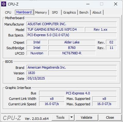 ASUS TUF GAMING B760-PLUS WIFI D4 セット