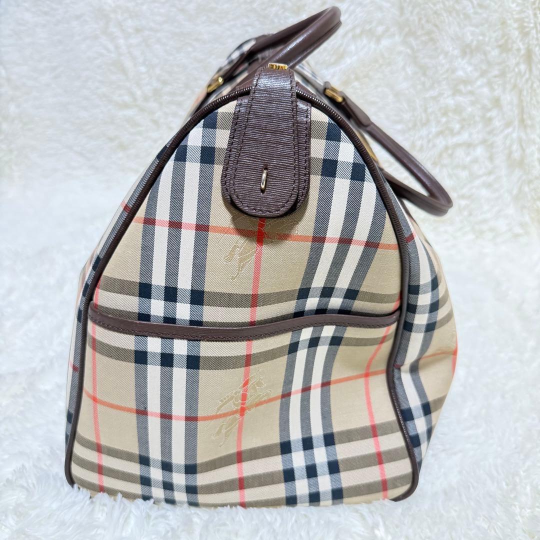 【値下げ中】Burberry ボストンバッグ 大容量 ノヴァチェック バーバリー