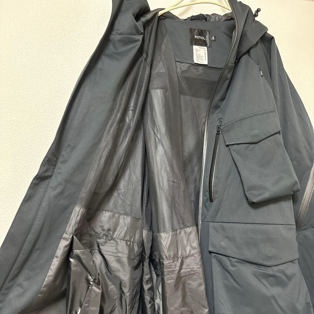 3 ROTOL ロトル SHELL PARKA mark:1.3 BLACK