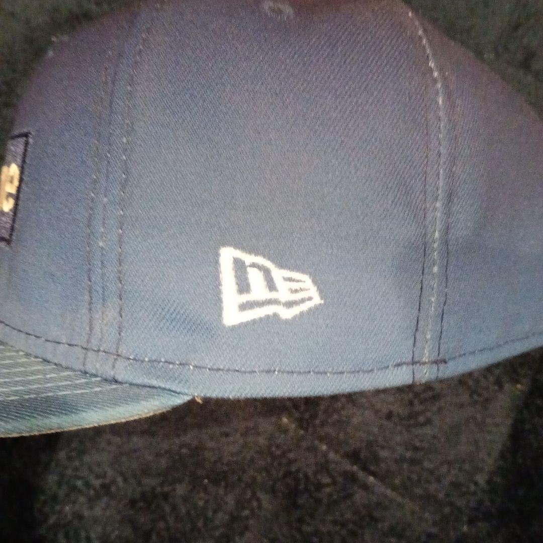 Supreme シュプリーム キャップ 7 5/8 ニューエラ ブルー