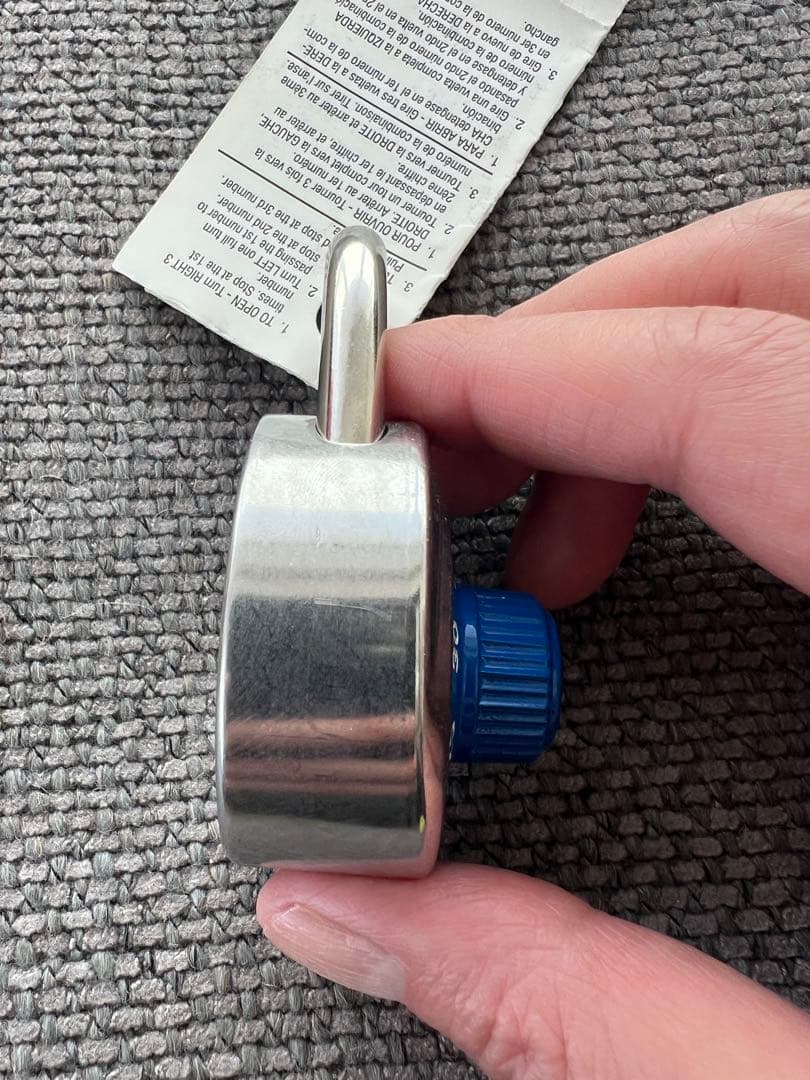 Supreme×Master Lock BLUE 南京錠 DEADSTOCK 青