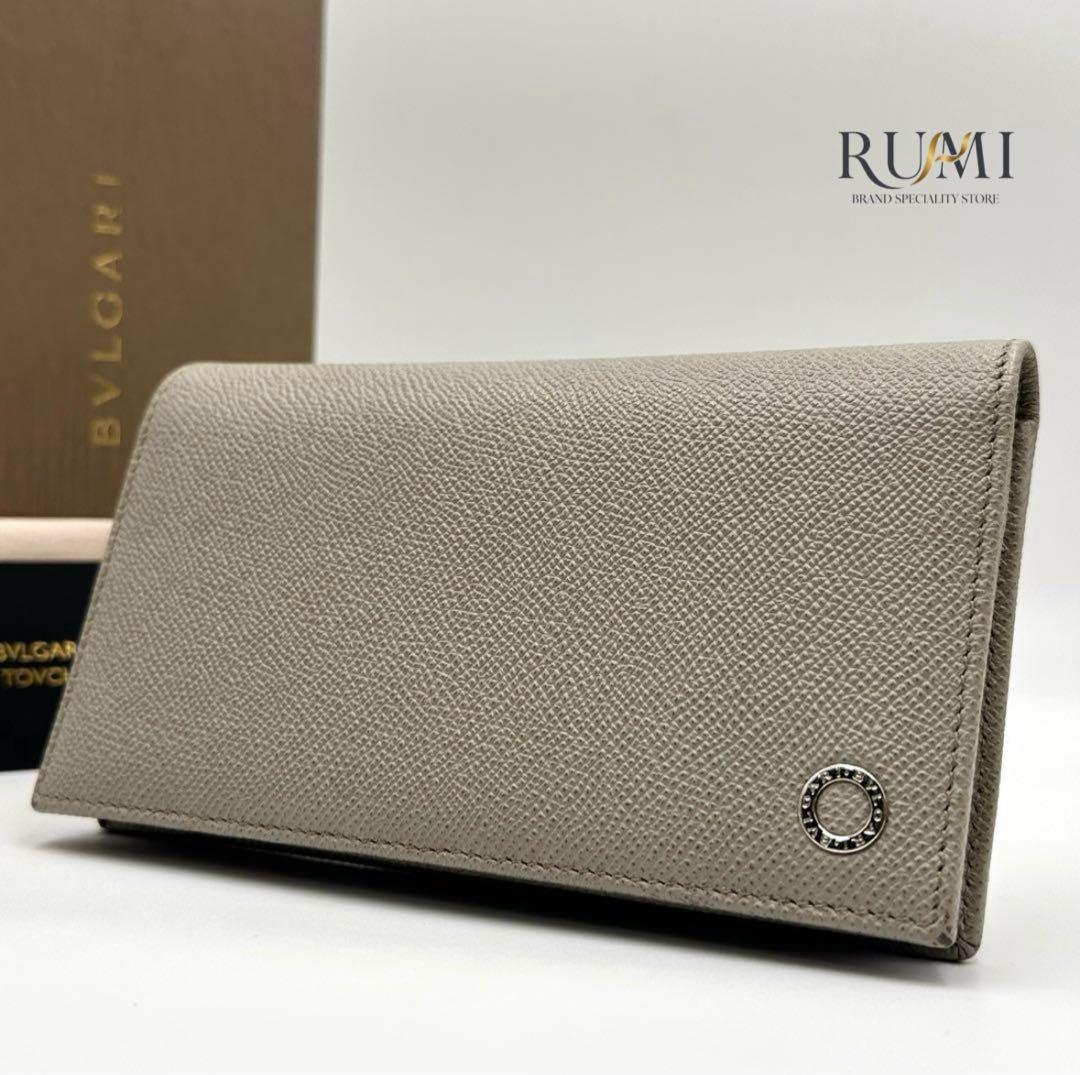 極美品/RFID搭載/近年モデル✨ ブルガリ マン サークル金具 長財布