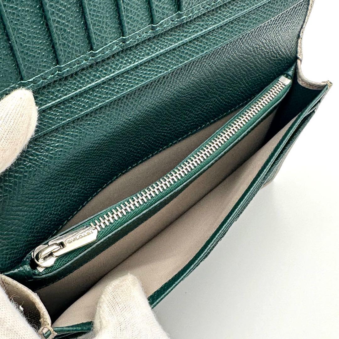 極美品/RFID搭載/近年モデル✨ ブルガリ マン サークル金具 長財布