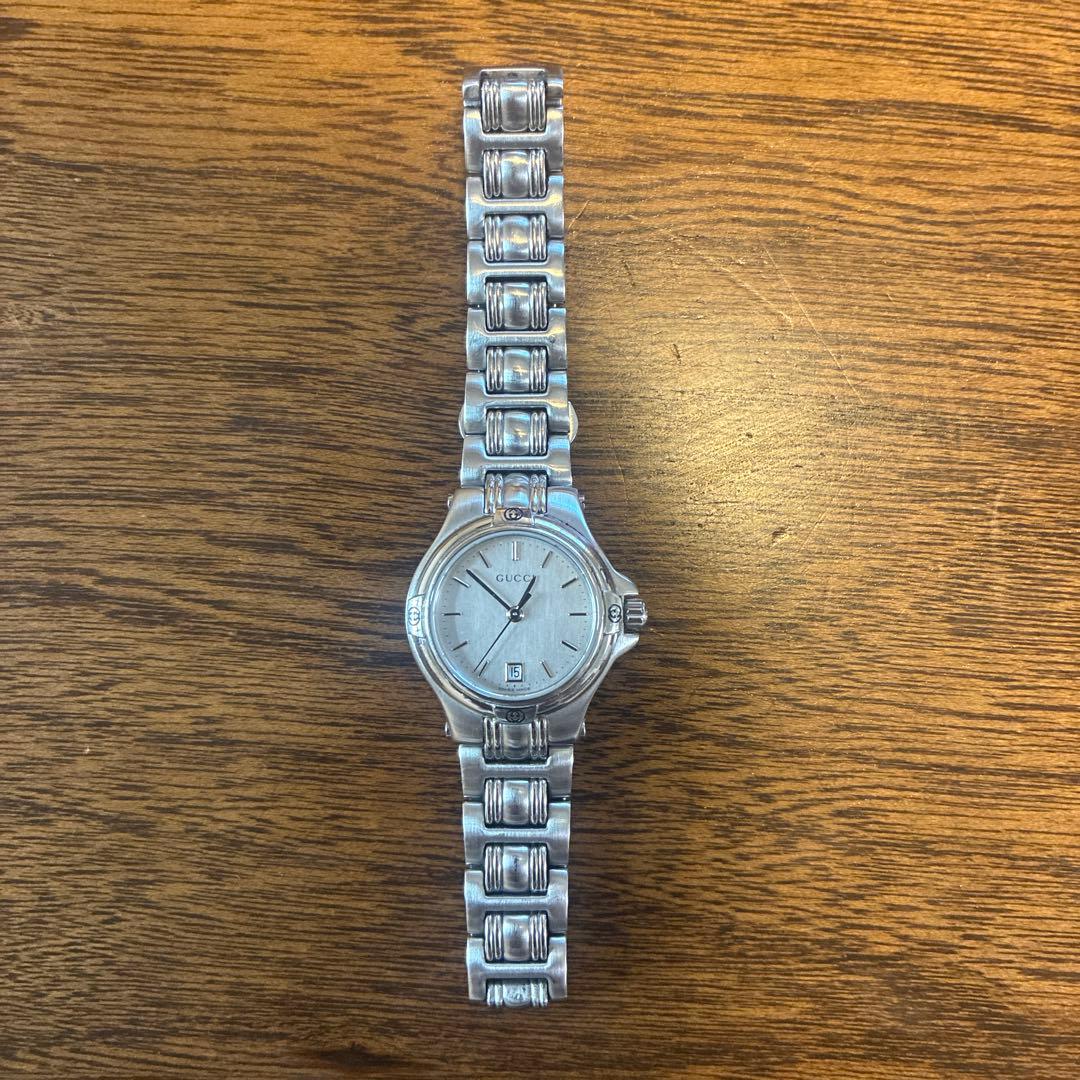 GUCCI 9040L レディース 腕時計 シルバー