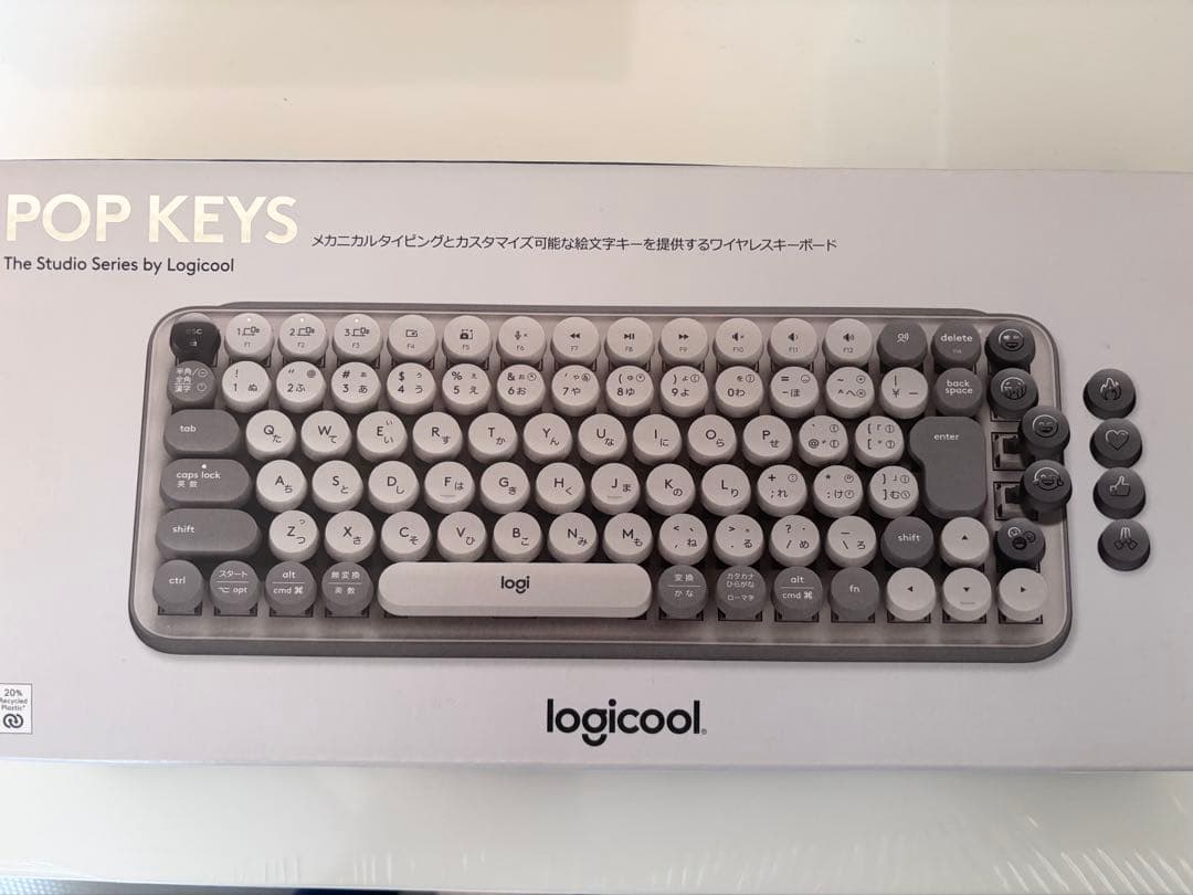 logicool POP KEYS K730GY グレージュ