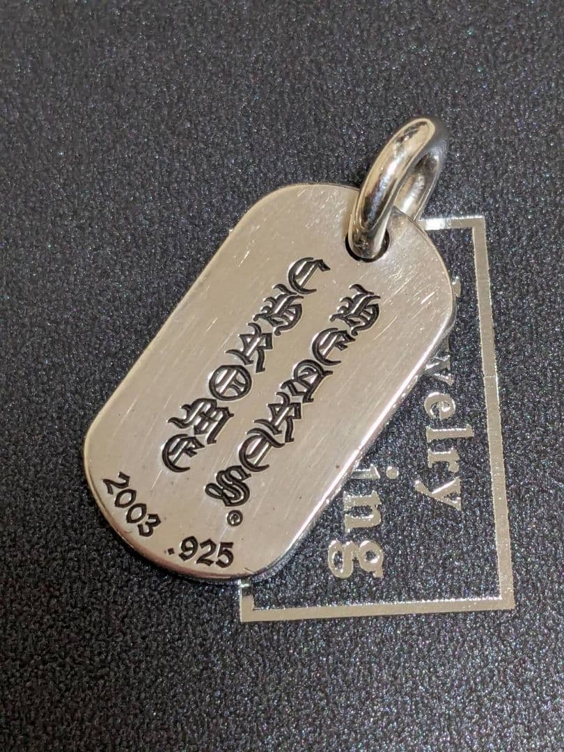 ★氷室京介 クロムハーツ Chrome Hearts ドッグタグ★ イニシャルK