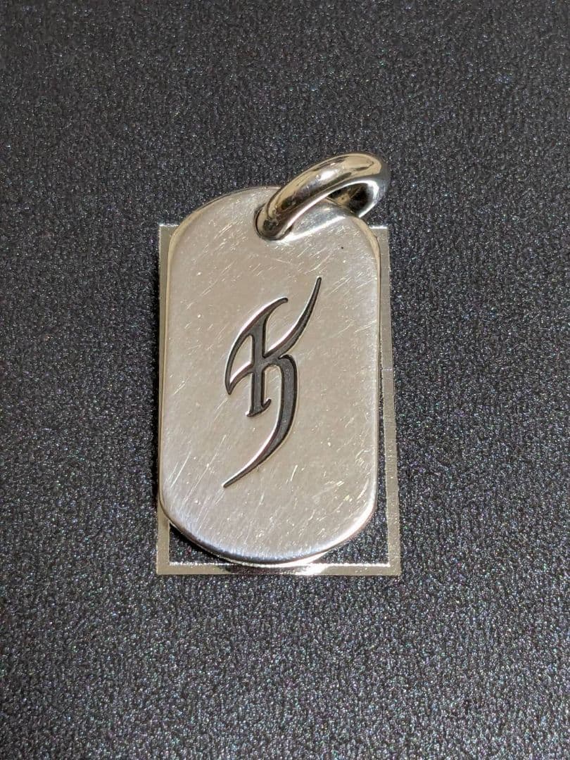 ★氷室京介 クロムハーツ Chrome Hearts ドッグタグ★ イニシャルK