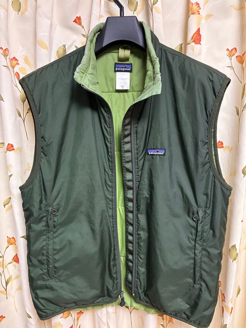 【1月一杯までの掲載】 Patagonia パフボールベスト　グリーン　M