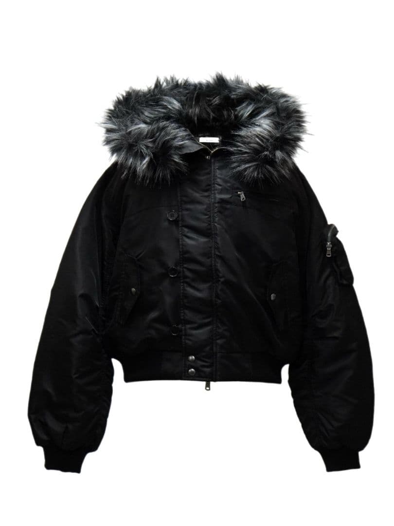 ジャケット・アウター CHIKASHITSU+ N-2B cropped hood blouson