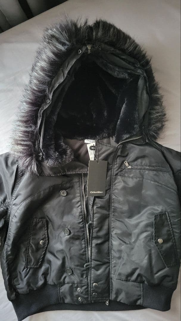 ジャケット・アウター CHIKASHITSU+ N-2B cropped hood blouson