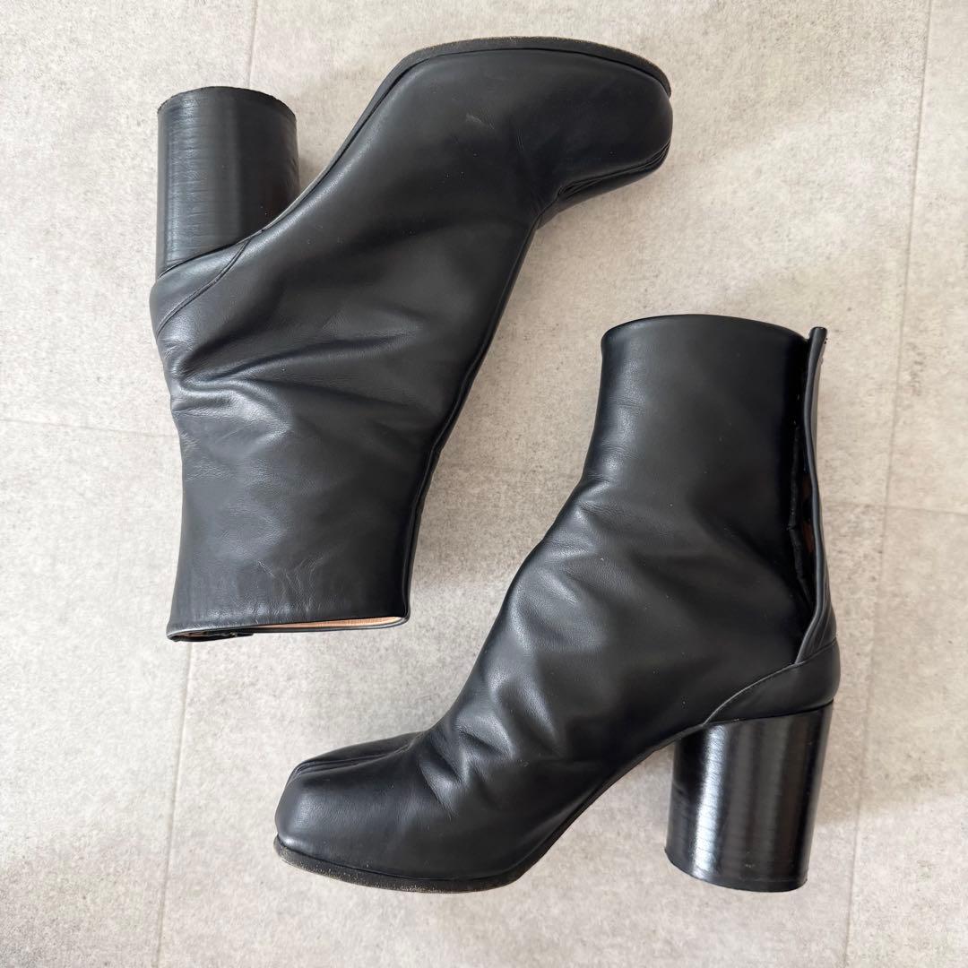 メゾンマルジェラ　足袋　タビブーツ　TABI　ブーティ　ヒール　黒　36