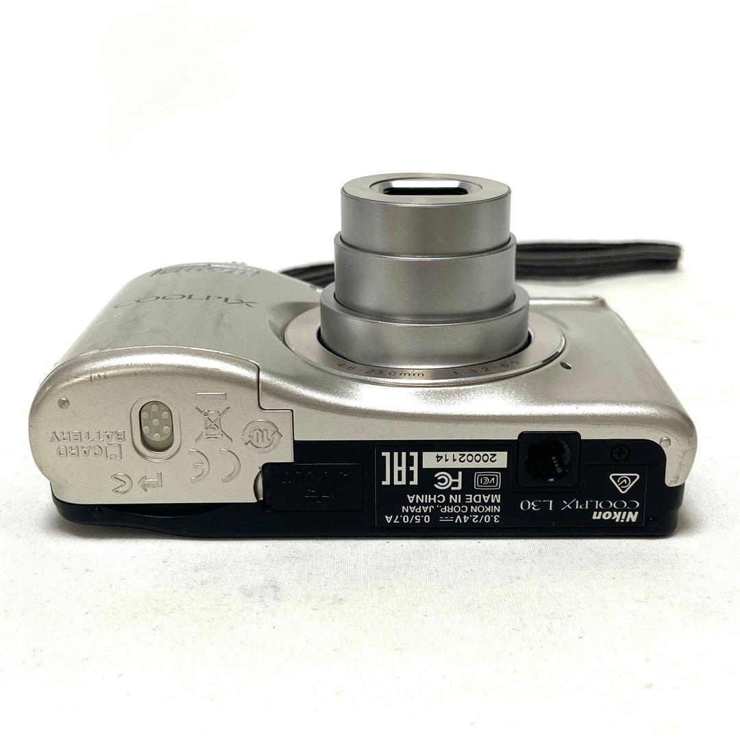 Nikon COOLPIX L30 ニコン クールピックス シルバー レトロ