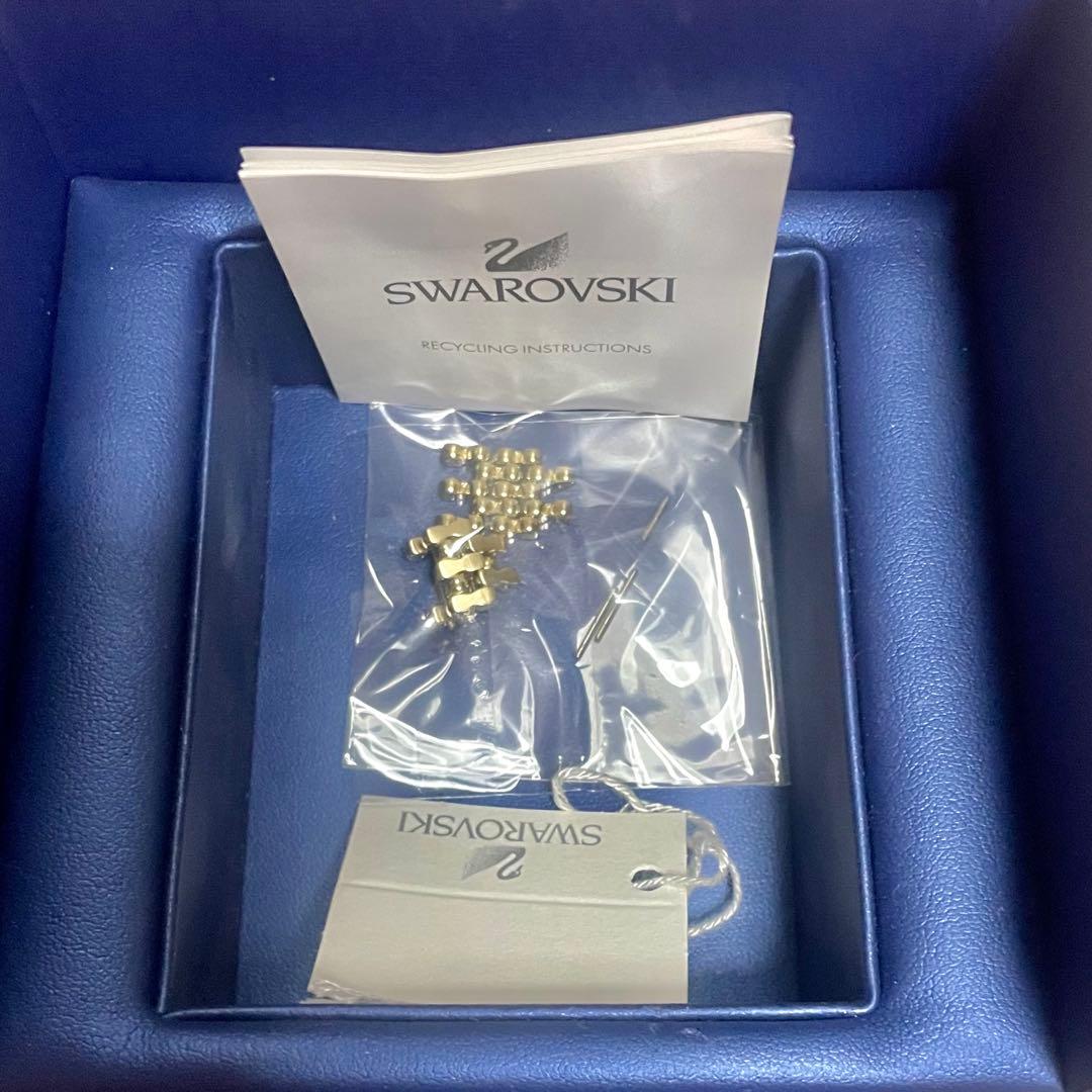 美里 Swarovski ゴールド 腕時計 箱付き