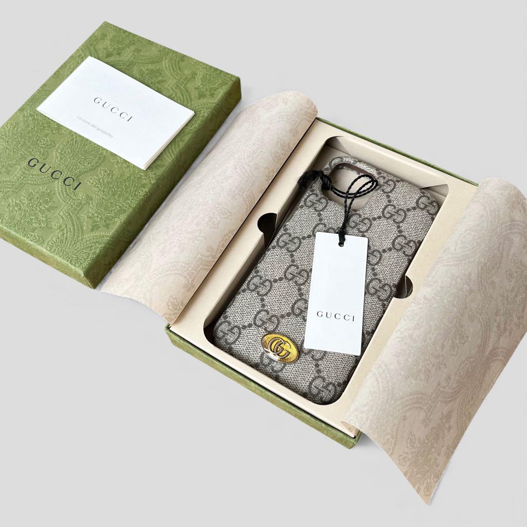 未使用品 グッチ iPhone 13 ケース GG スマホケース GUCCI