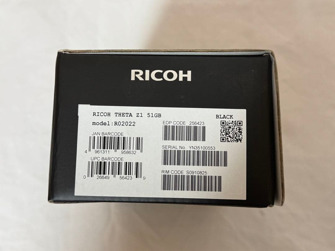 【美品】RICOH THETA Z1 51GB リコー シータ