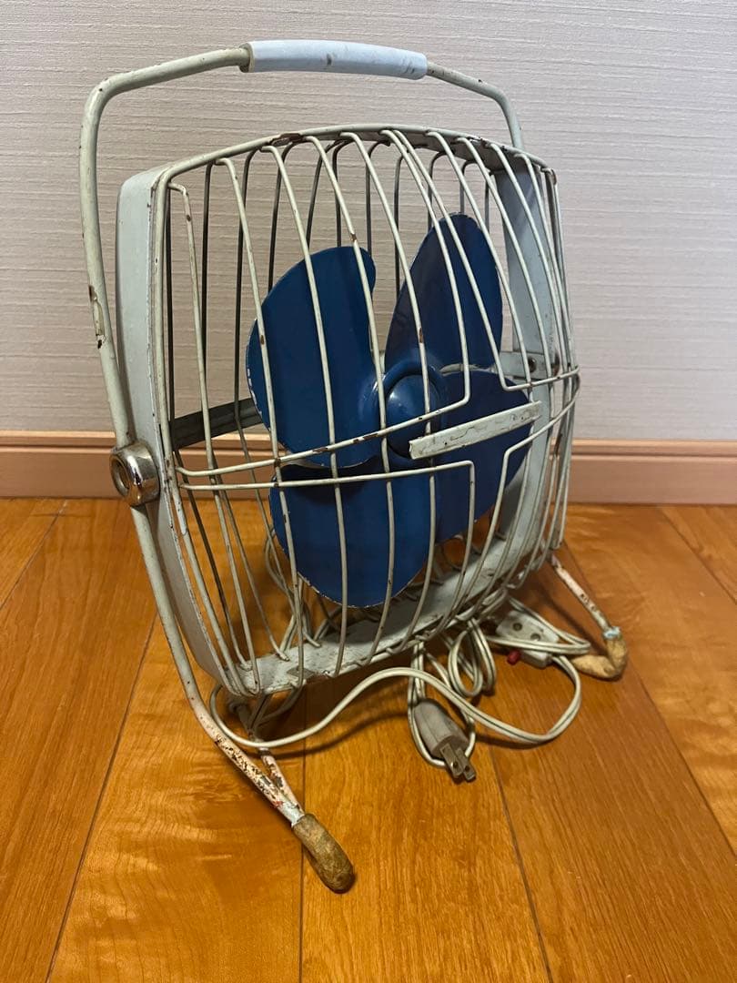 昭和レトロ sanyo 扇風機 鉄扇 三洋電機 レトロ扇風機 ビンテージ