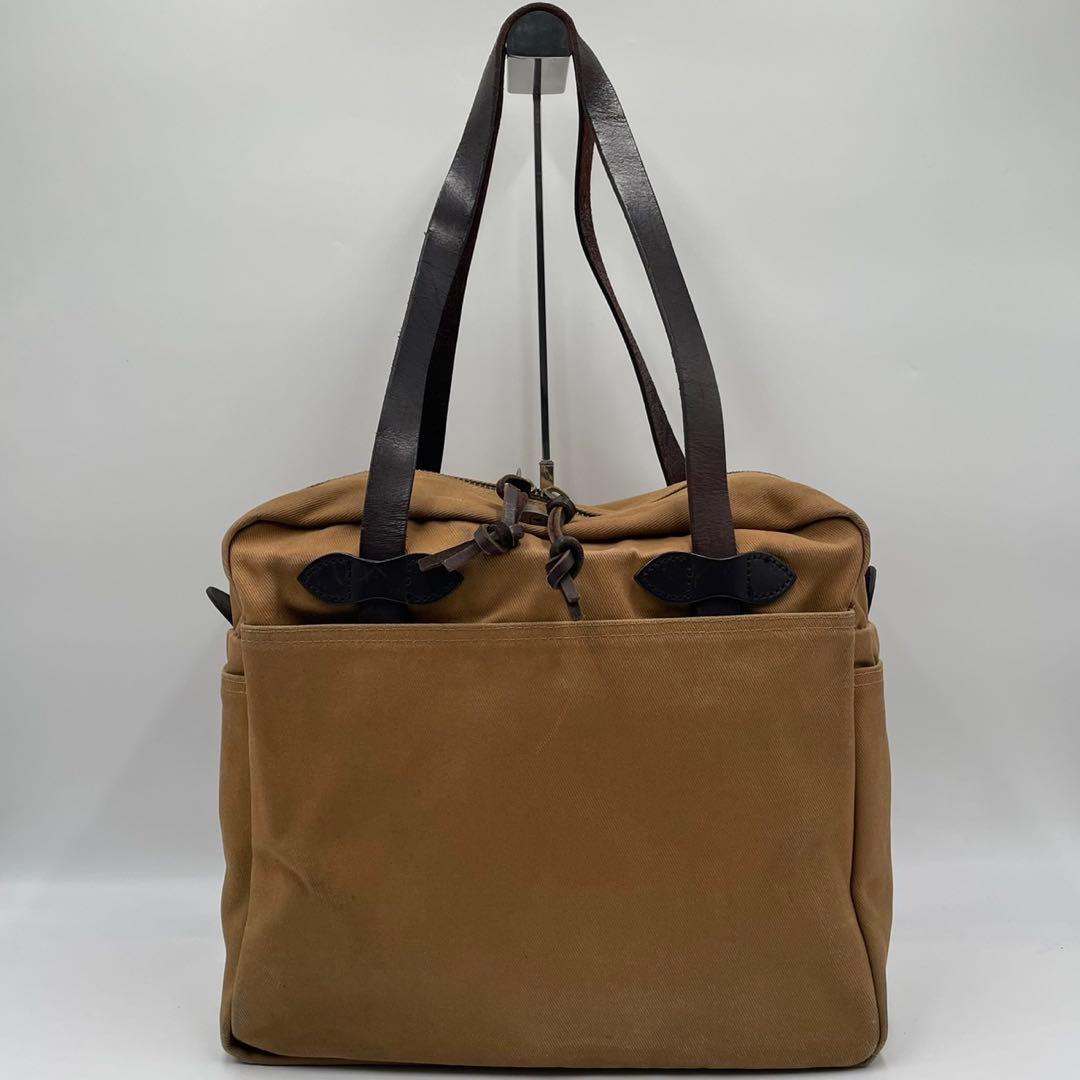 フィルソン トートバッグ キャンバス 肩掛け A4収納 ベージュ