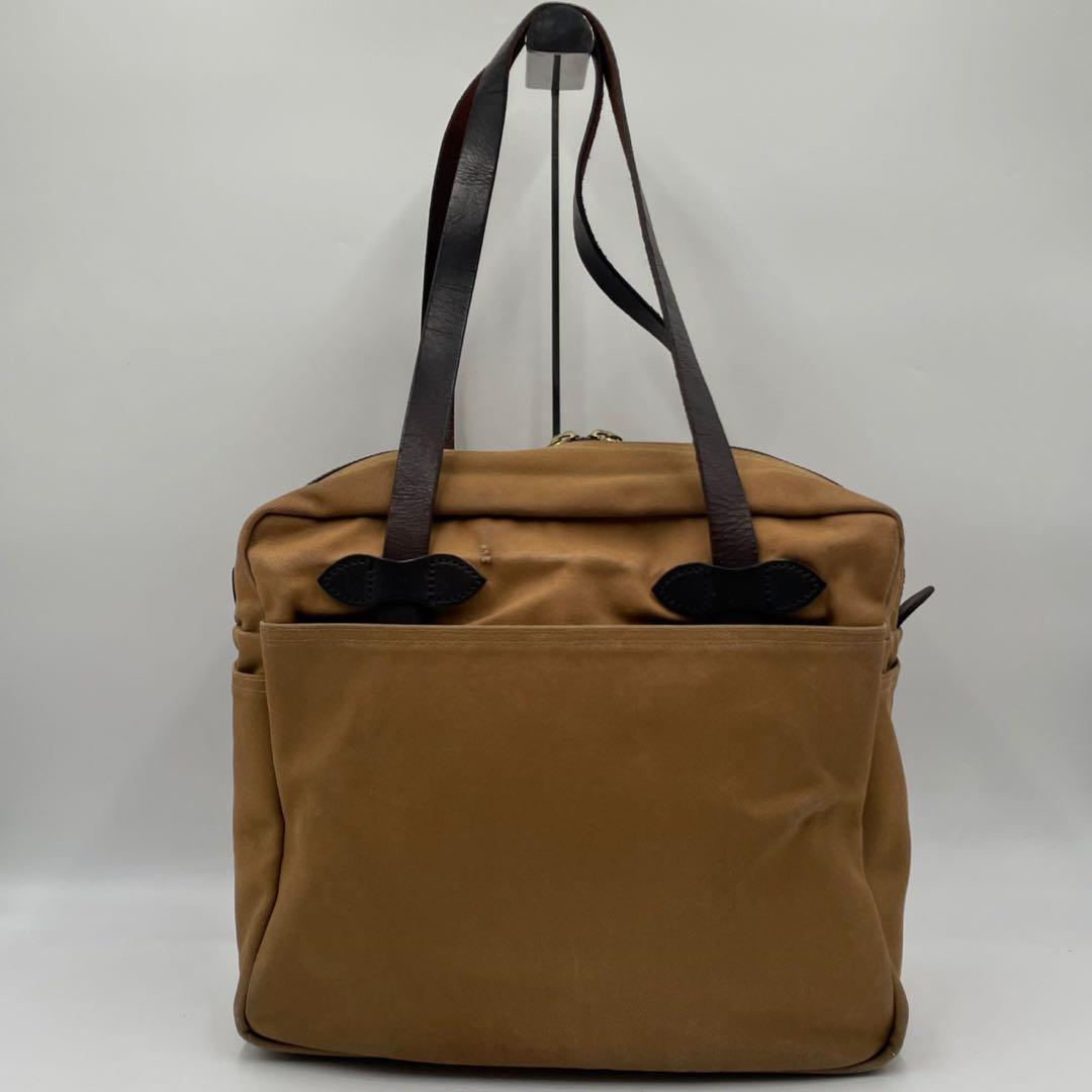 フィルソン トートバッグ キャンバス 肩掛け A4収納 ベージュ