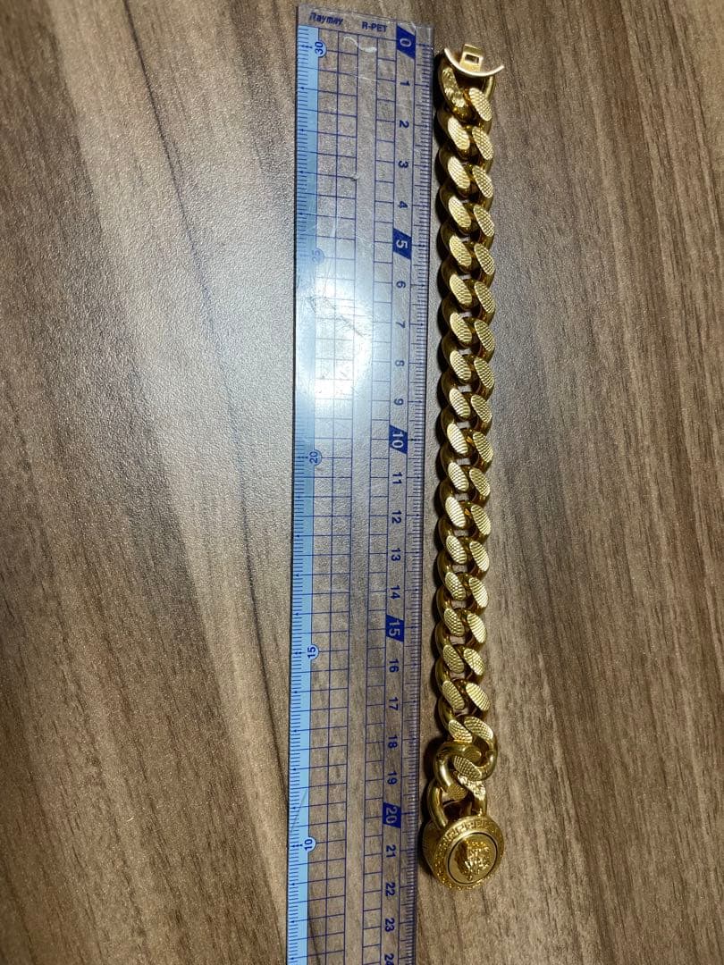 VERSACE ゴールドチェーンブレスレット