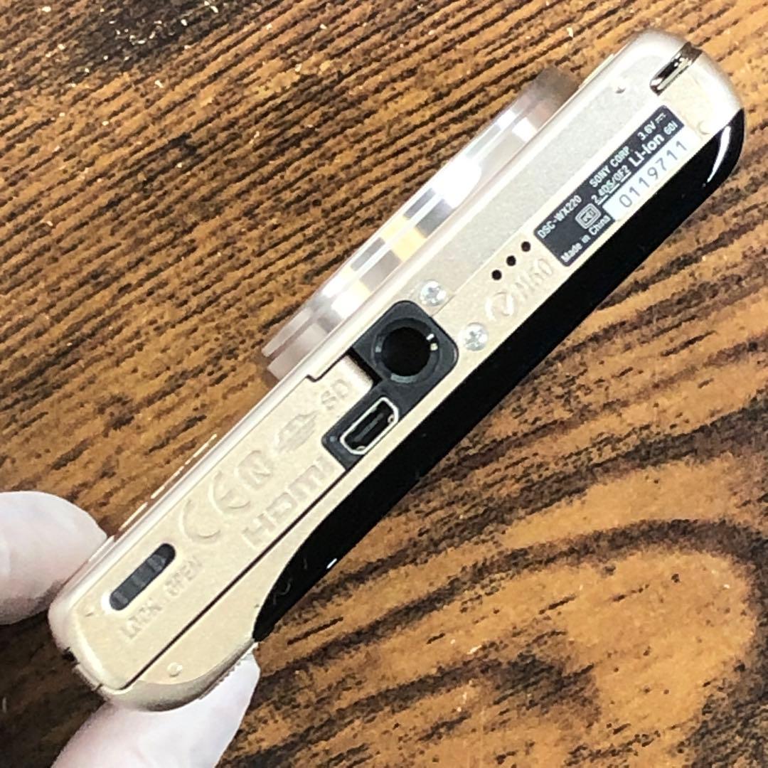 動作確認済 SONY Cyber-shot DSC-WX220 ゴールド