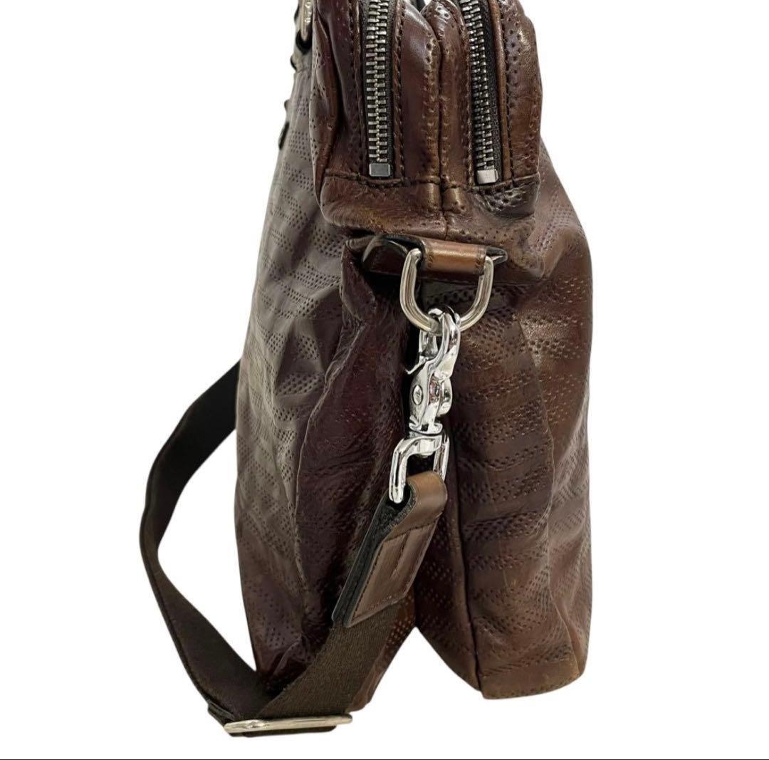 【希少】ダニエル&ボブ　レザー　ヴィンテージ加工　ビジネスバッグ