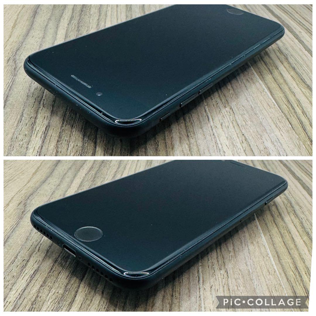 【美品】iPhone7 ブラック 32GB シムフリー 【新品大容量バッテリー】