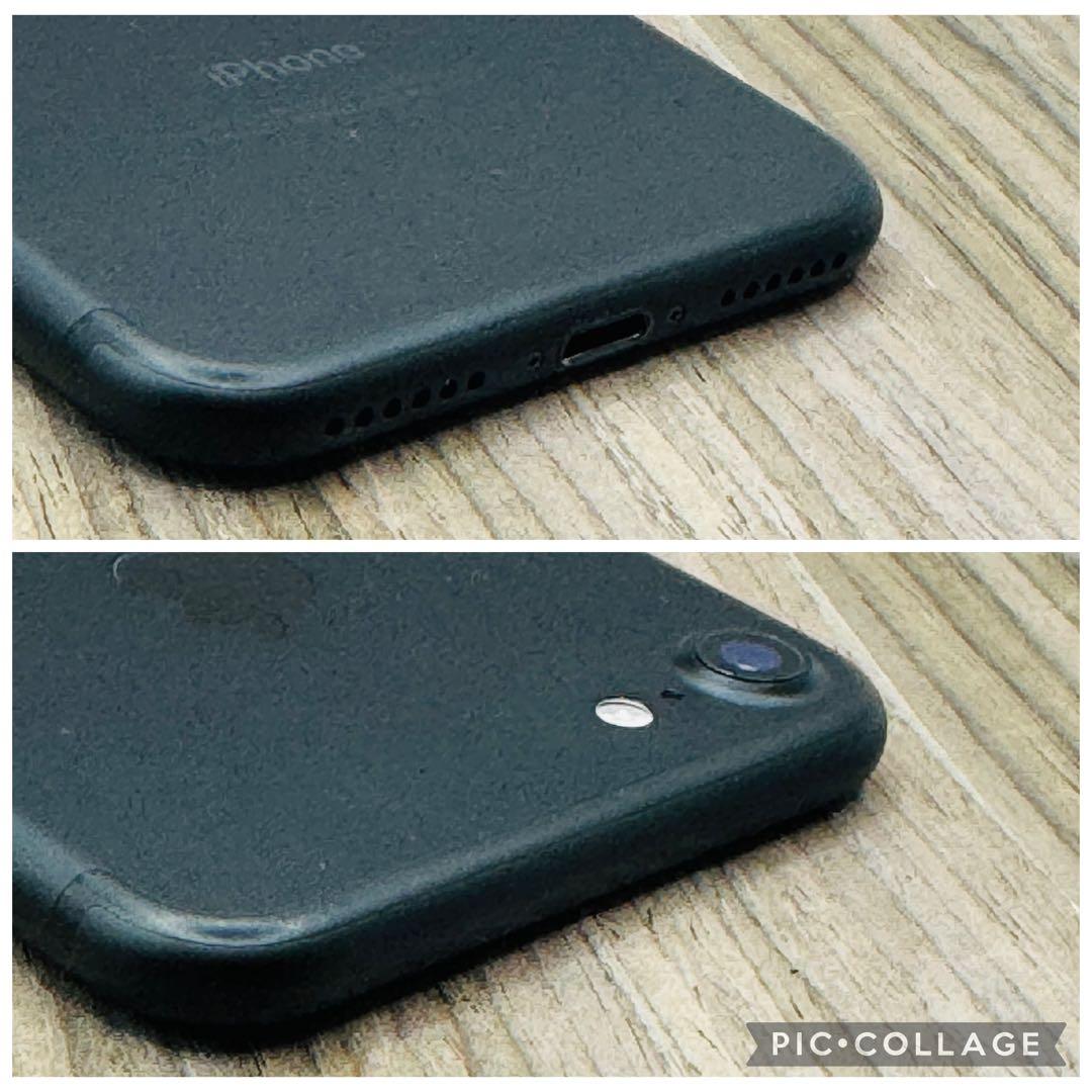 【美品】iPhone7 ブラック 32GB シムフリー 【新品大容量バッテリー】