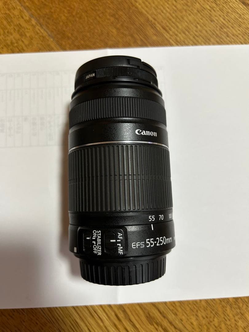 Canon EF-S 55-250mm ISⅡ望遠レンズ