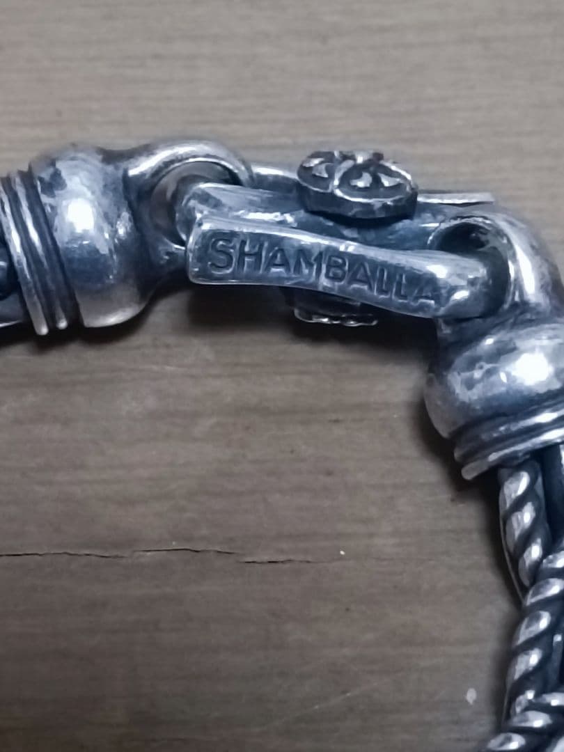 SHAMBALLA シルバー ツイストブレスレット
