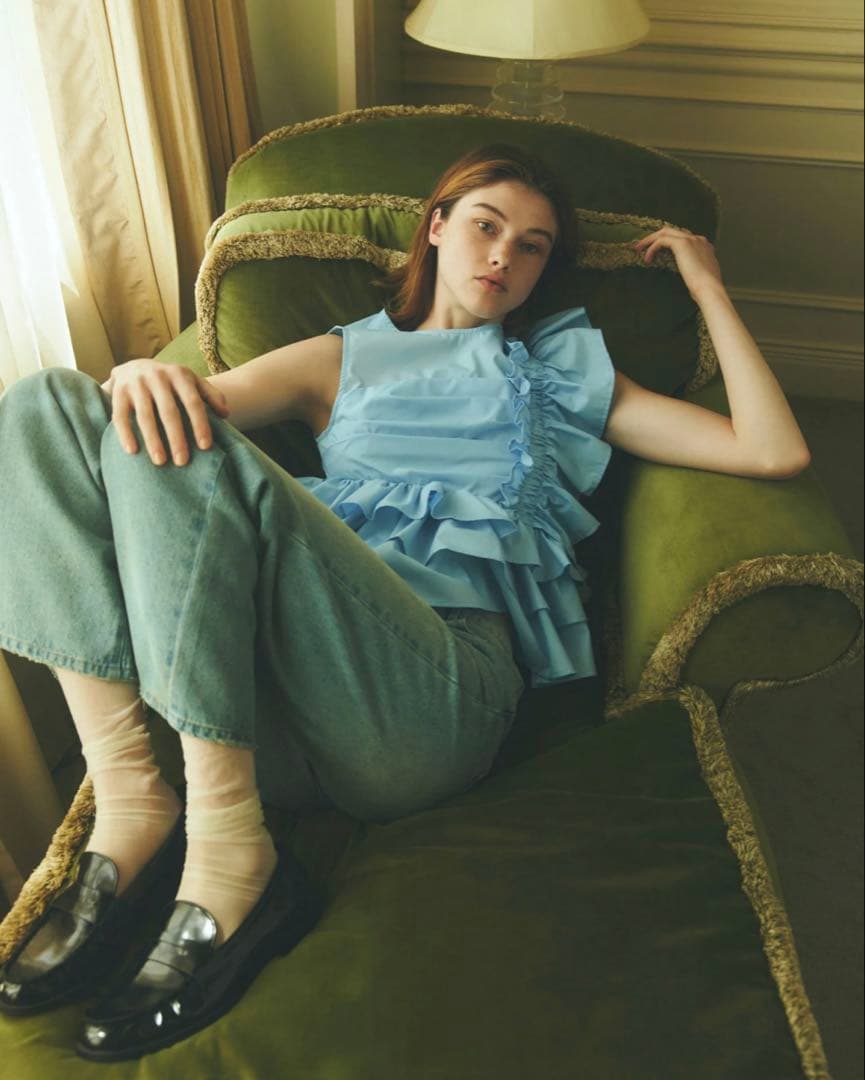 BIBIY. FADED DENIM デニム Sサイズ