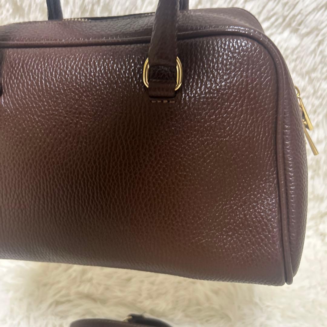 【未使用級】AULENTTI オウレンティ 2WAYスクエアボストン