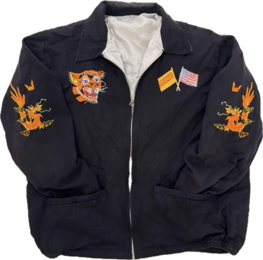 シ*カ様 ドスペ！66-67 60sベトジャン　レインボーステッチ！