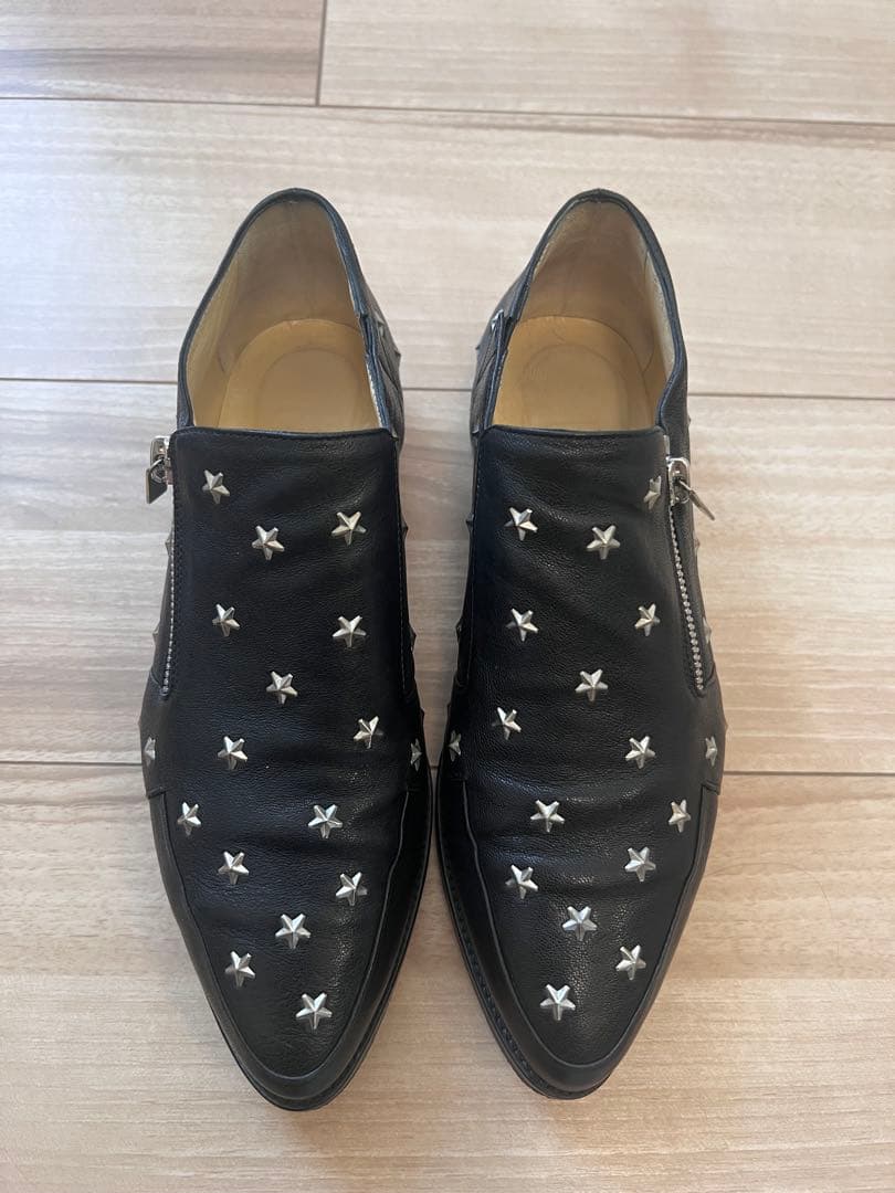 美品JIMMY CHOOジミーチュウ◼️スタースタッズ ローファー