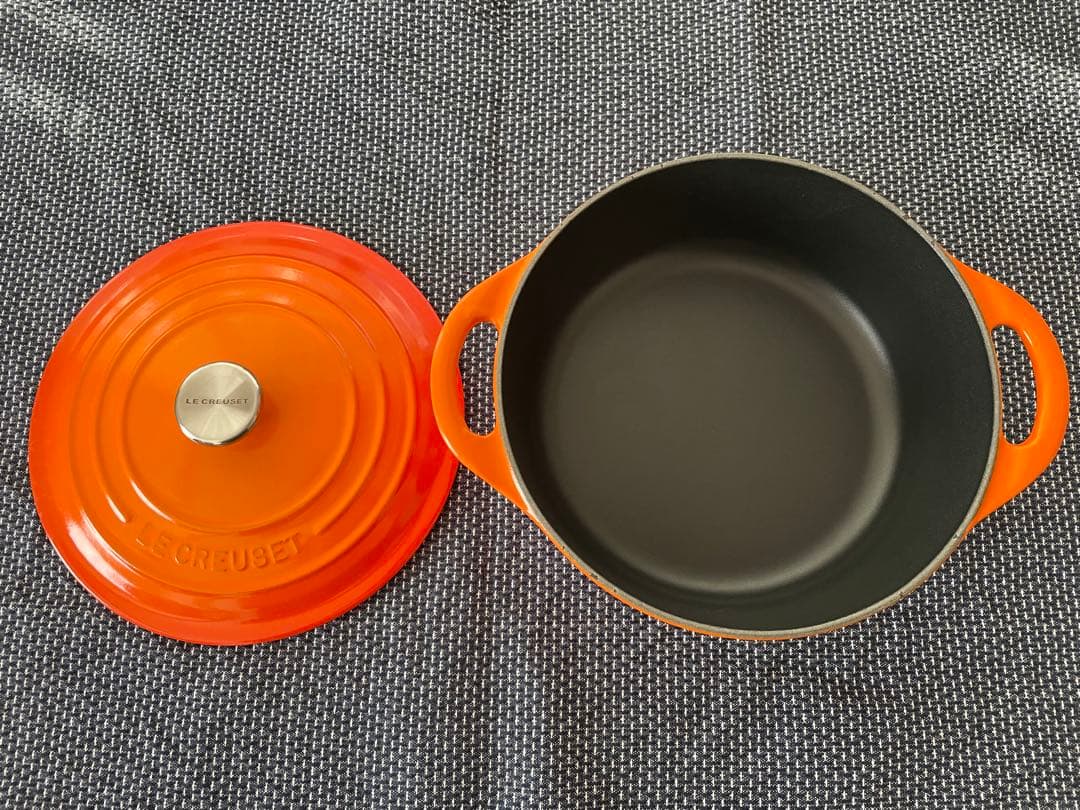 ル・クルーゼ両手鍋 オレンジ 20cm