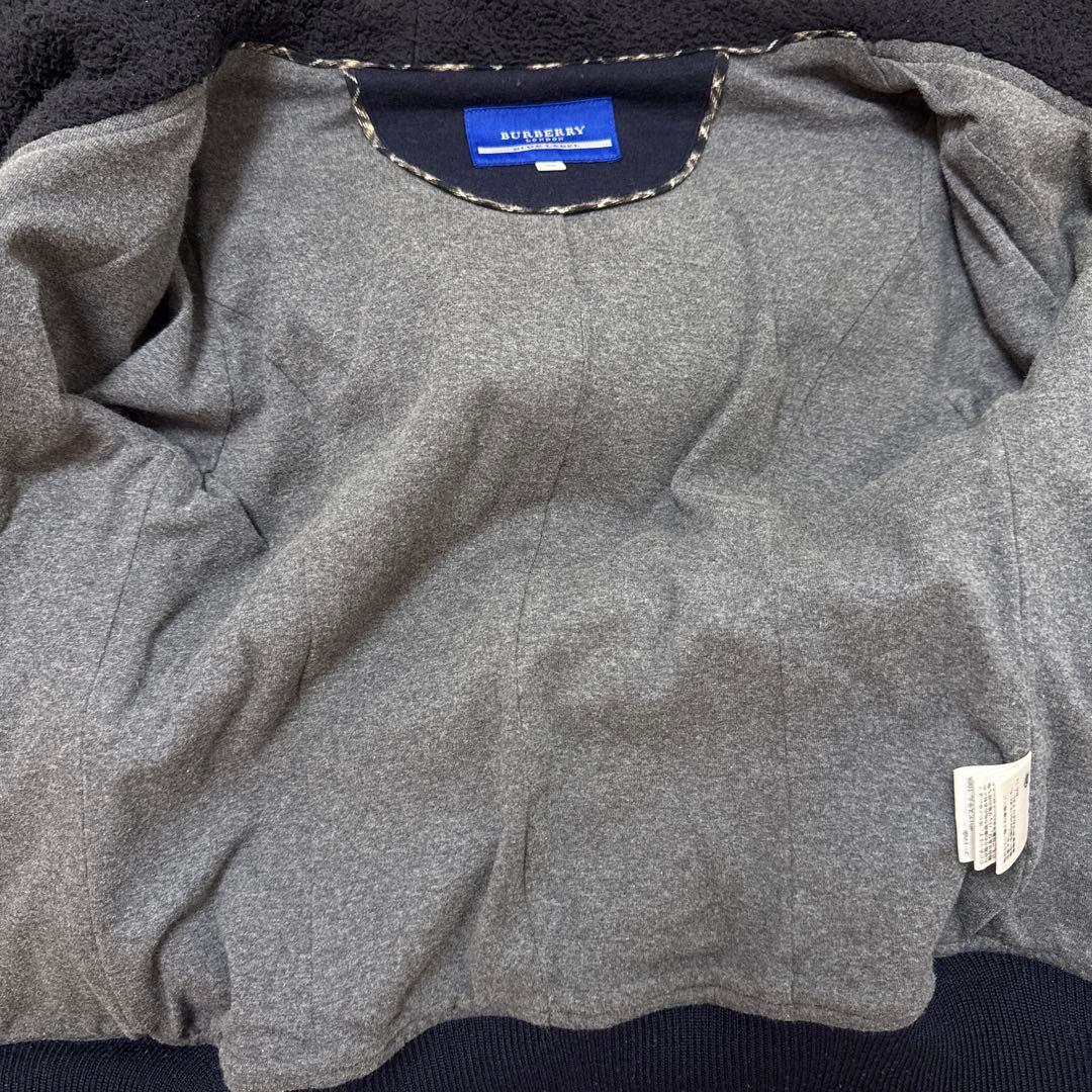 【BURBERRY BLUE LABEL】ブルゾン　フード付　ショート丈