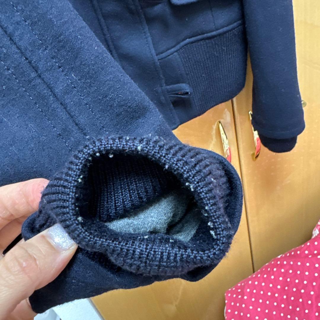 【BURBERRY BLUE LABEL】ブルゾン　フード付　ショート丈