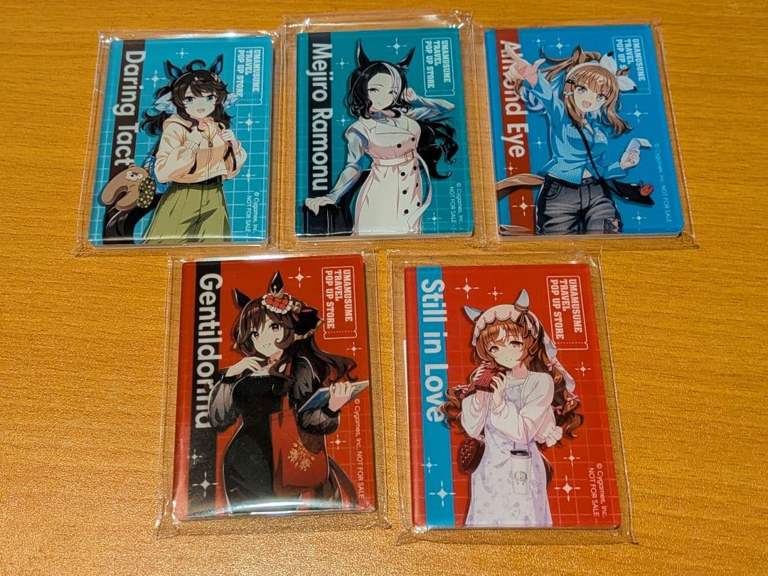 ウマ娘 アクリルマグネット コンプリート5種 新千歳空港限定品