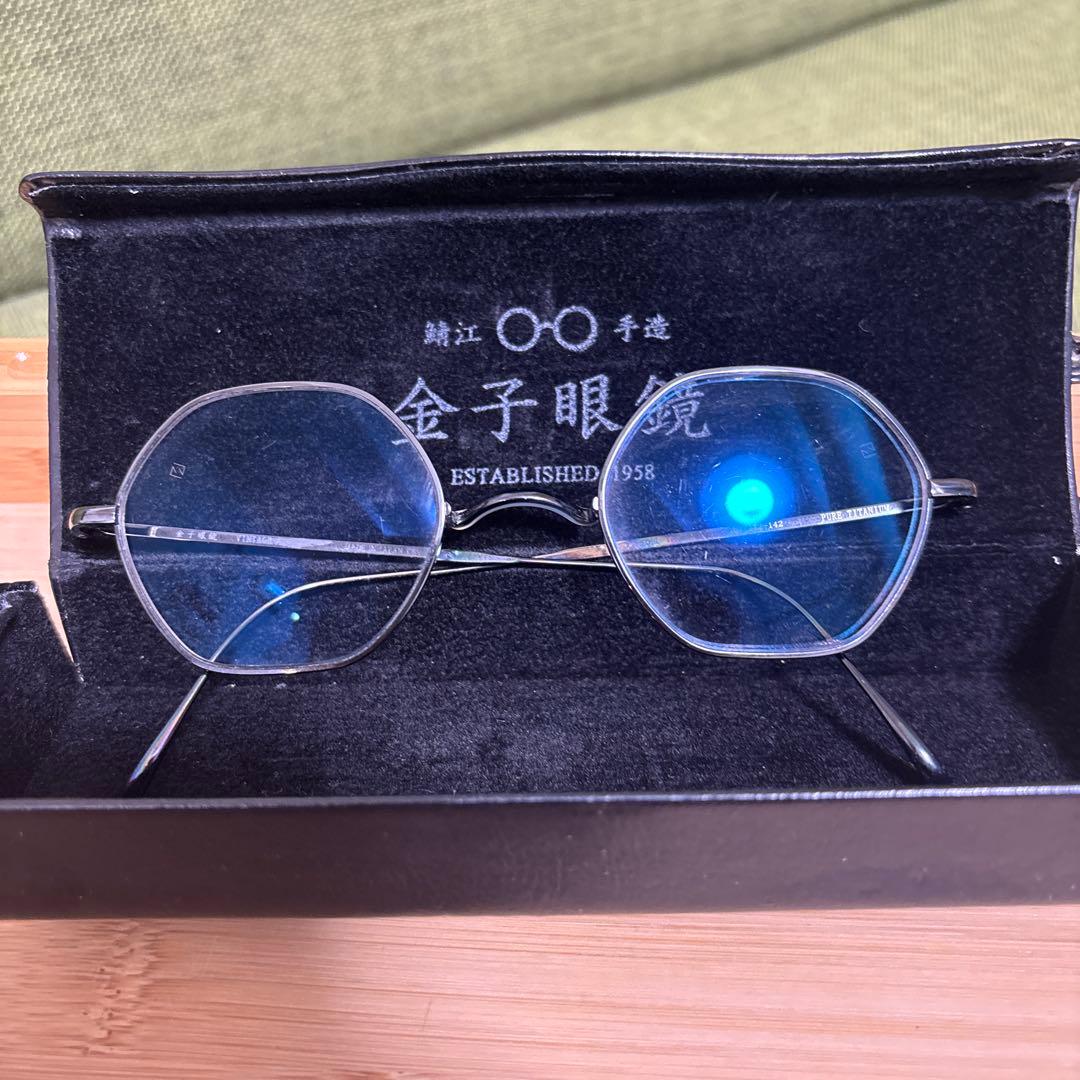 金子眼鏡 一山 Vintage ヘキサゴン kv-103