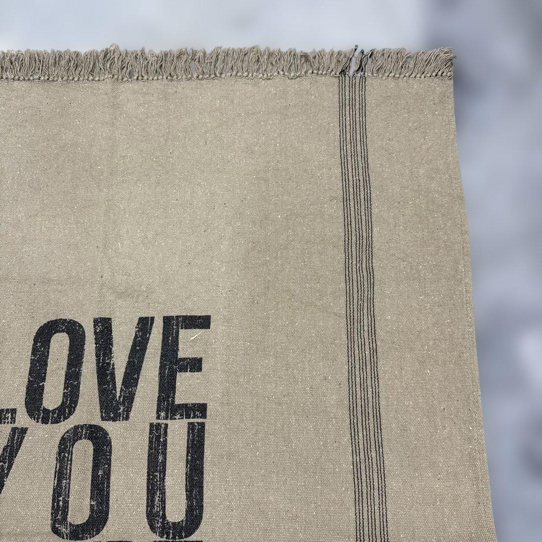 愛　ブランケット　マルチカバー　ソファーカバー　ヴィンテージラグ　155x130