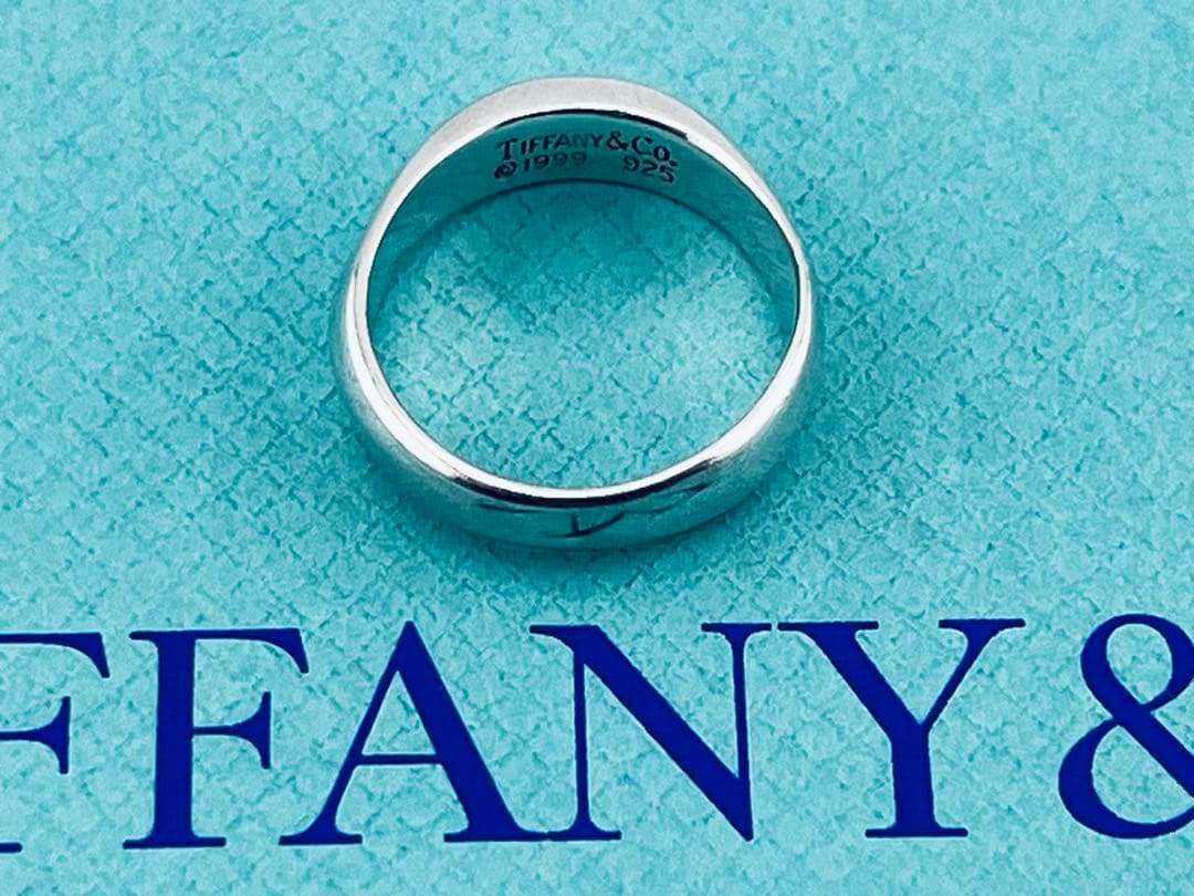 c950 オールドティファニー　1999 ナイフエッジ　リング　約10.5号