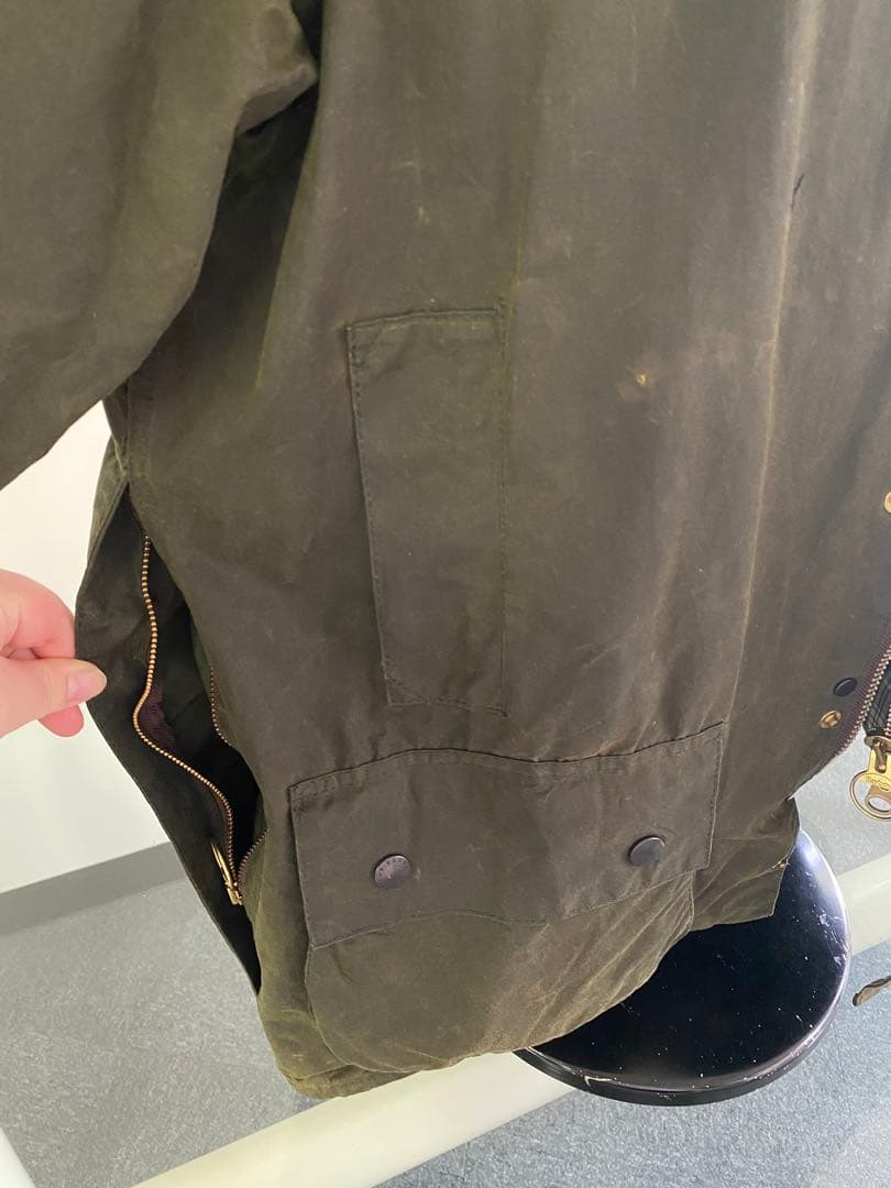 Barbour バブアー Beaufort グリーン コーデュロイ襟 ジャケット